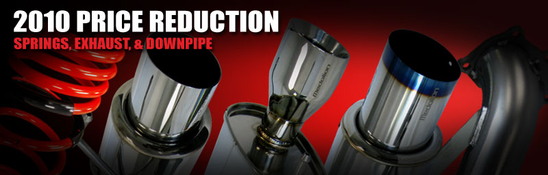 Tanabe USA Price Reduction on Springs, Exhaust Systems, and Downpipes