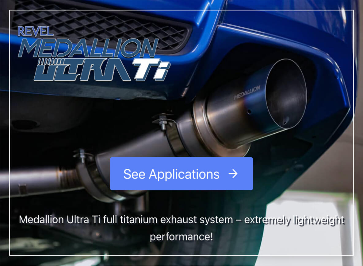 Revel Medallion Ultra Ti Full Titanium Exhaust