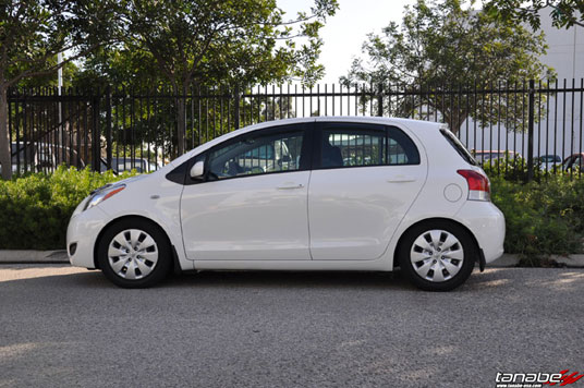 Toyota Yaris 5-Door with Tanabe DF210 Springs