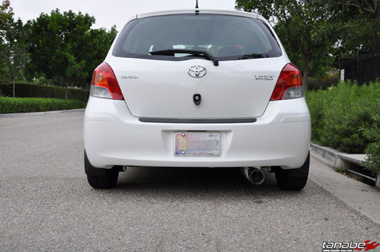 Toyota Yaris with the Medalion Touring Exhaust - Rear Shot